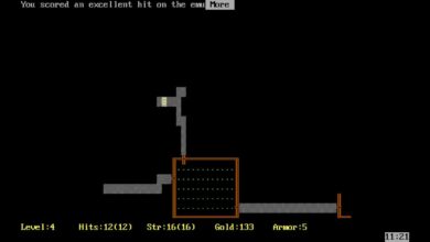 I’ve never played a roguelike, so I started with the original Rogue (1980)